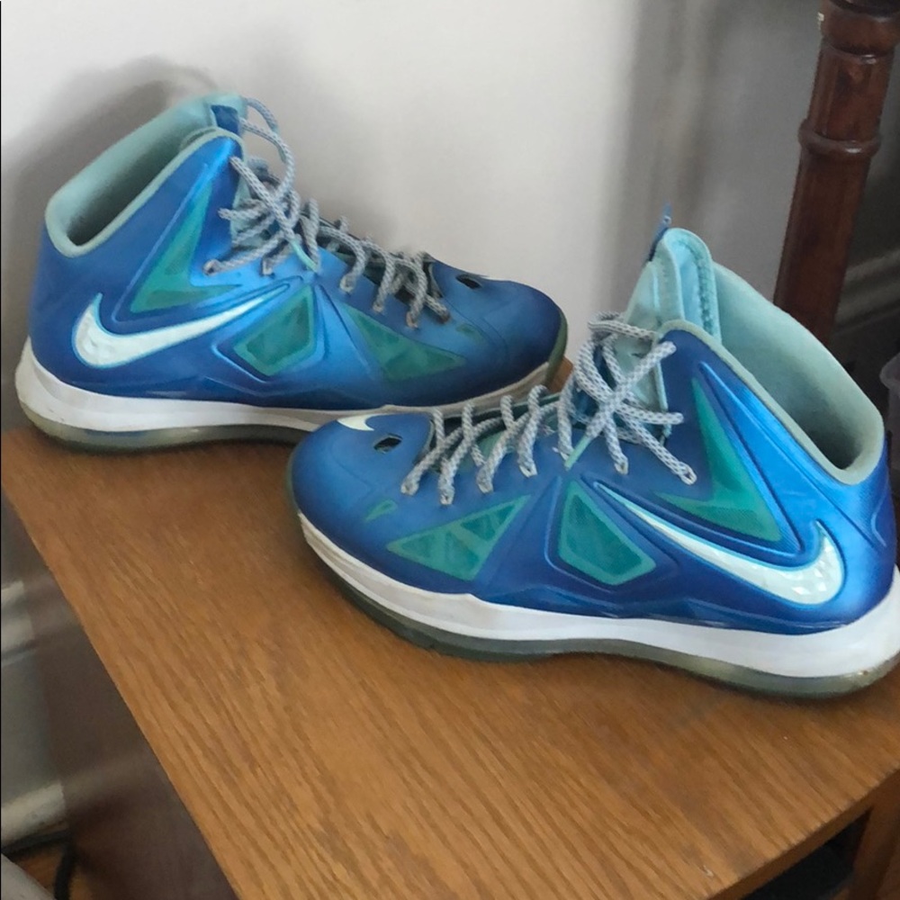 Nike LeBron 10 diamond blue